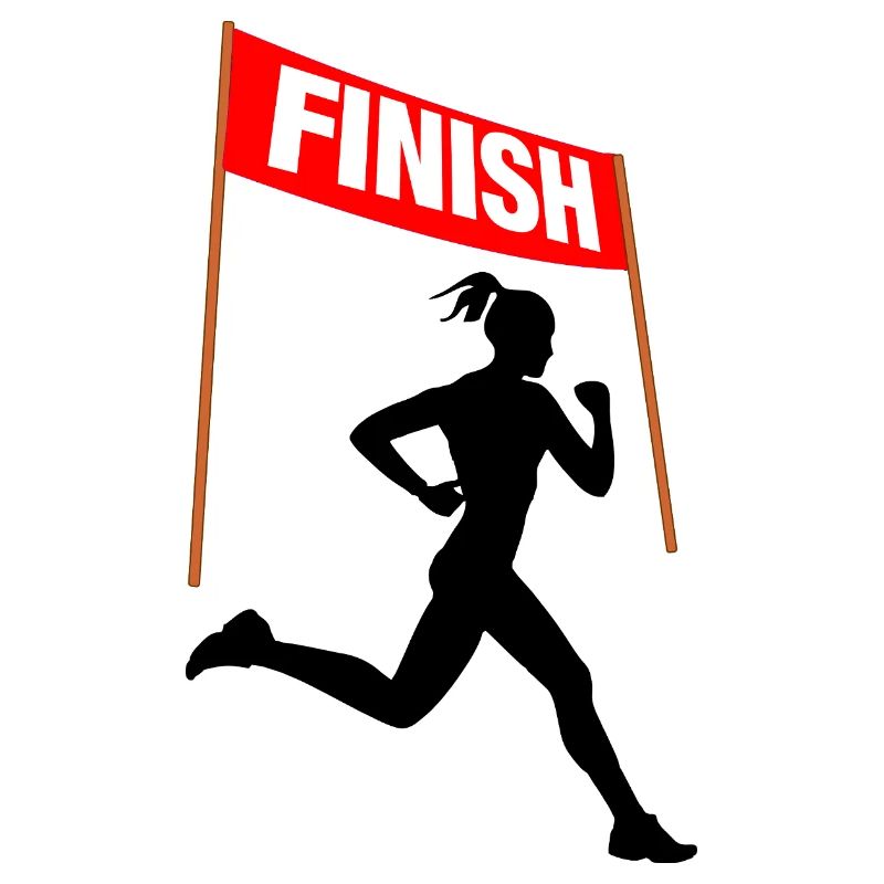 Arrivée coureuse – Victoire marathon