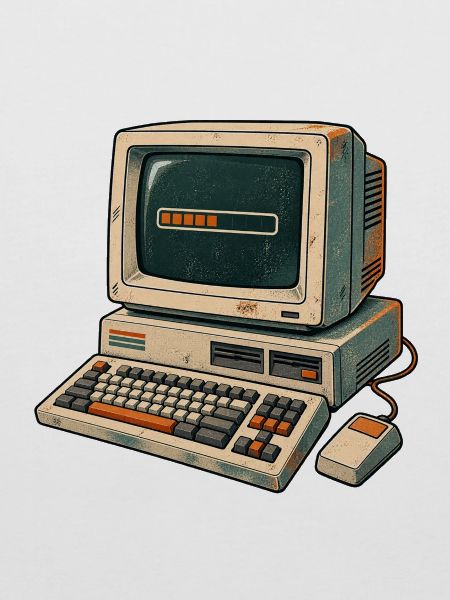 Retro-Computer Pixelästhetik