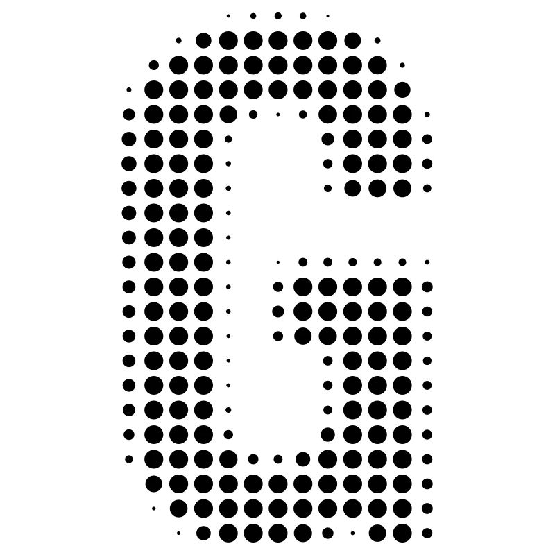 Lettre G initiale lettre points cadeau