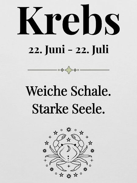 Sternzeichen Krebs
