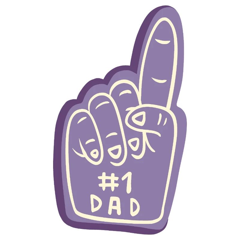 #1 Dad based on design