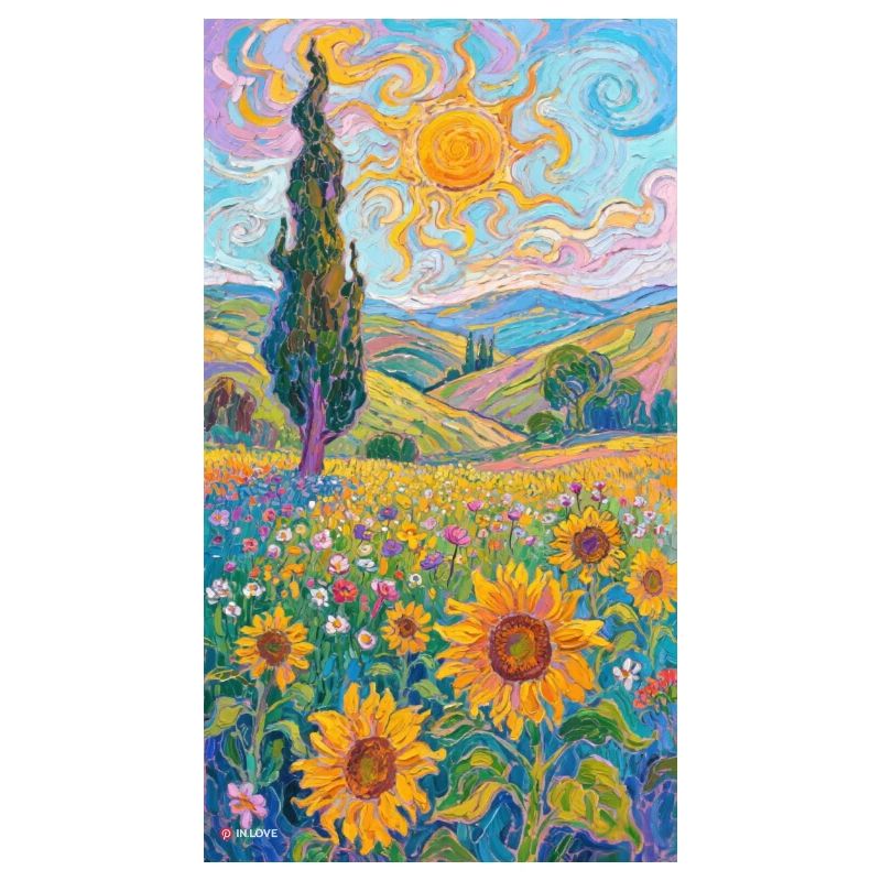 Sonnenblumen im Impressionismus