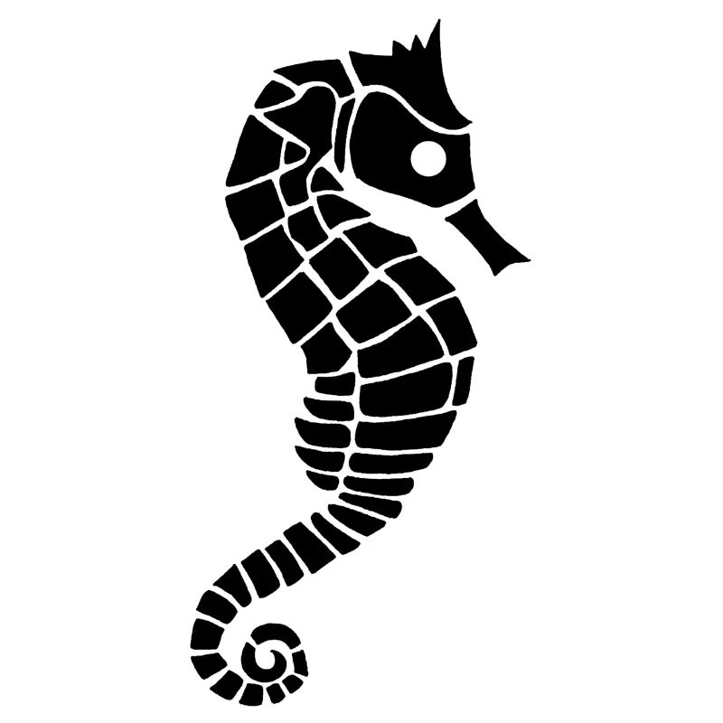 Hippocampe noir