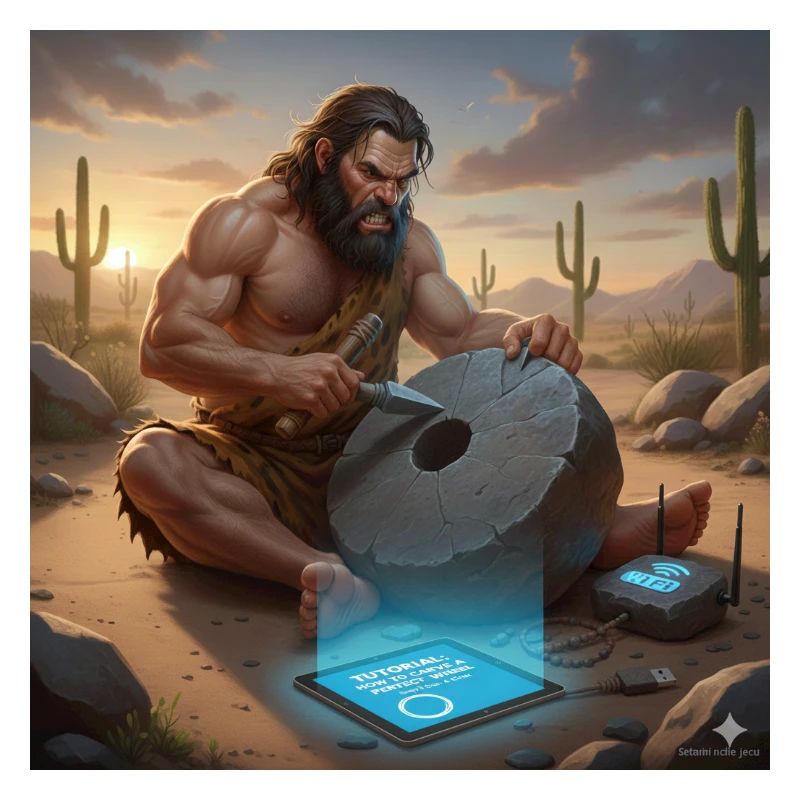 Caveman Tech Support - The First Tutorial