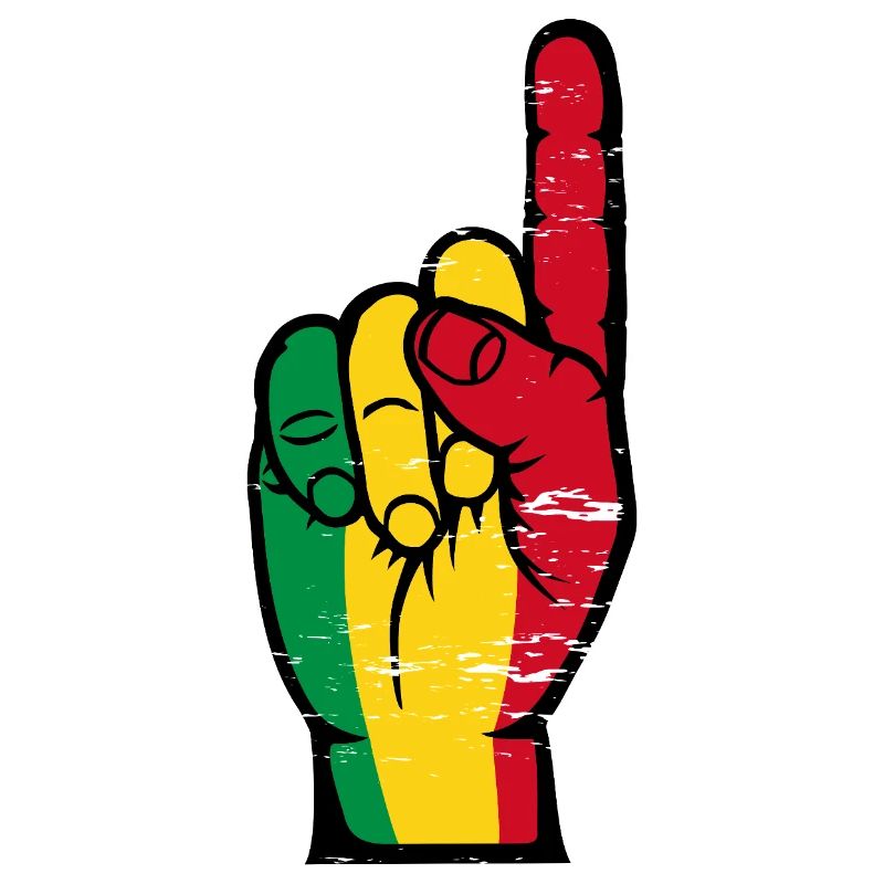 Drapeau du Mali numéro 1 utilisé