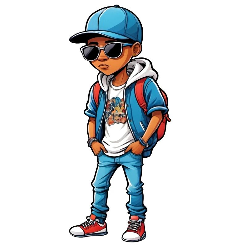 Cool Dessin Animé Adolescent