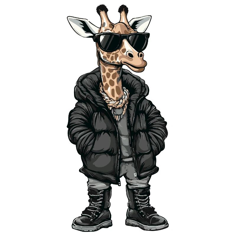 Giraffe Cool Winter