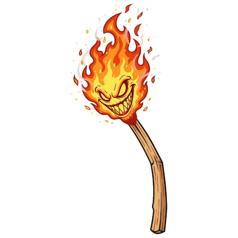 Lodernder Flammenkobold