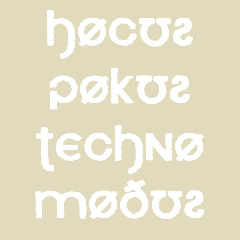 Hocus Pocus Techno Mode Font
