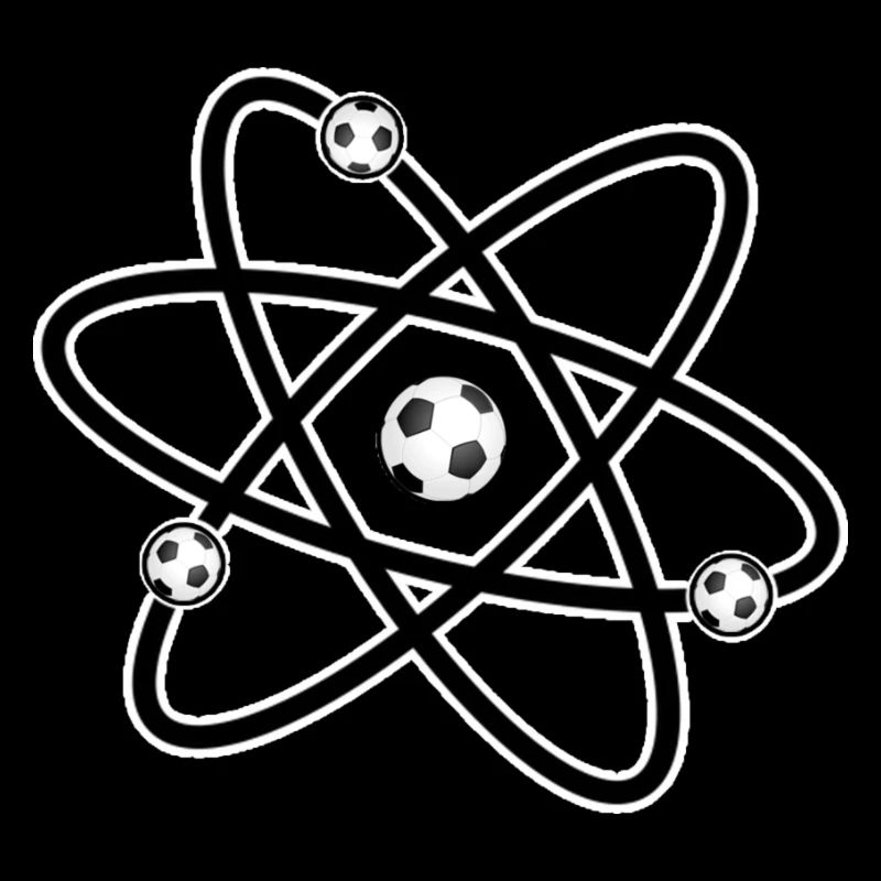 Fußball Atom Energie Freizeit Sport Spiel Geschenk