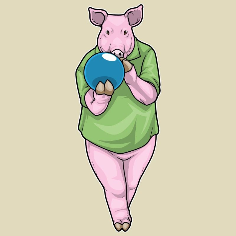 Cochon Bowling Boule de bowling