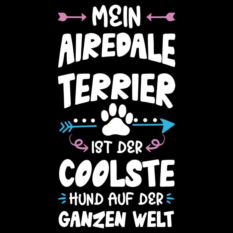 airedale terrier hund spruch