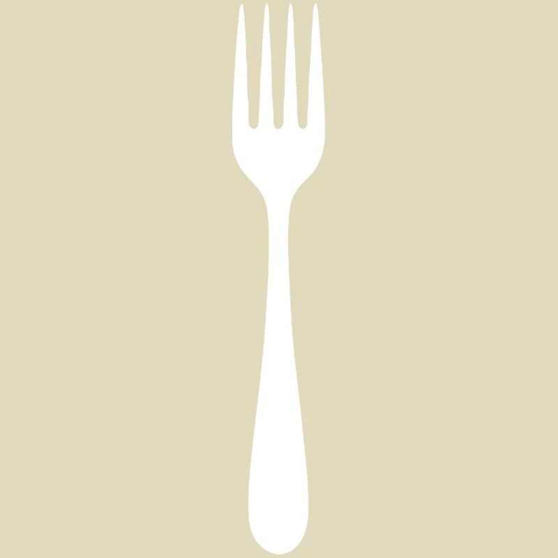 Conception de silhouettes de fourche cool