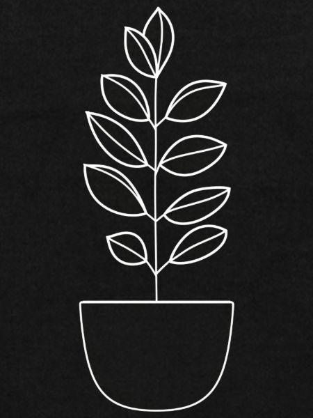 Pflanze minimalistisch