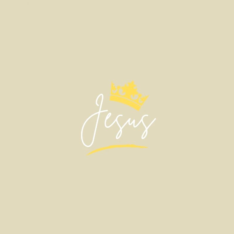 Chemise Jésus Crown Script