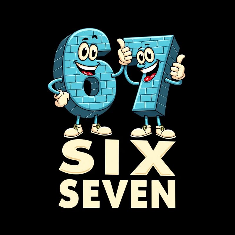 US Flag 67 Memes Six Seven