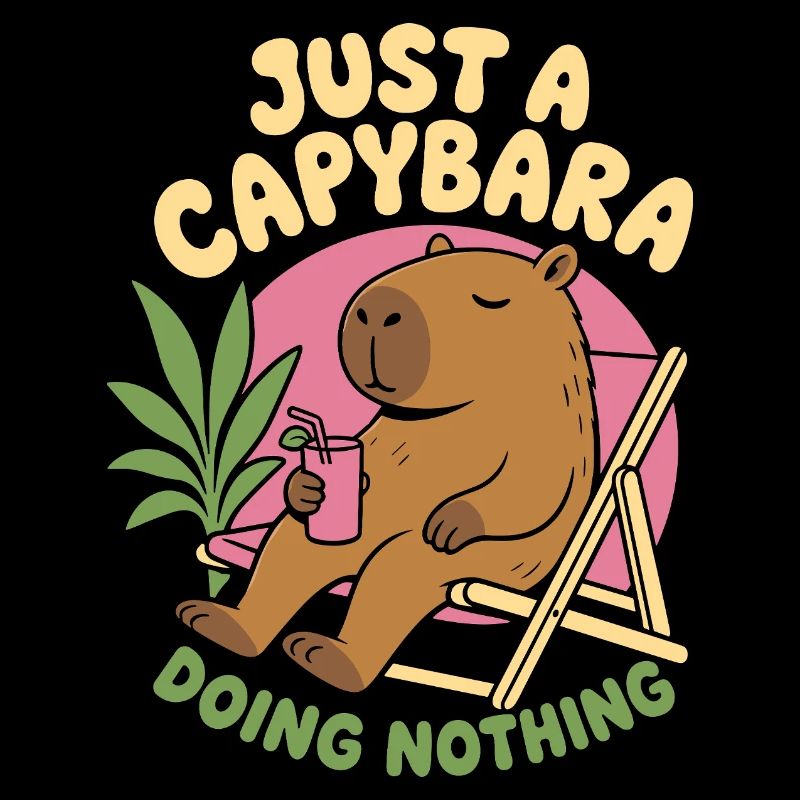 Just A Capybara Doing Nothing