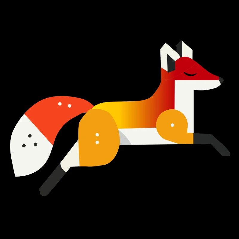 Fuchs – peace and nature in a geometric style