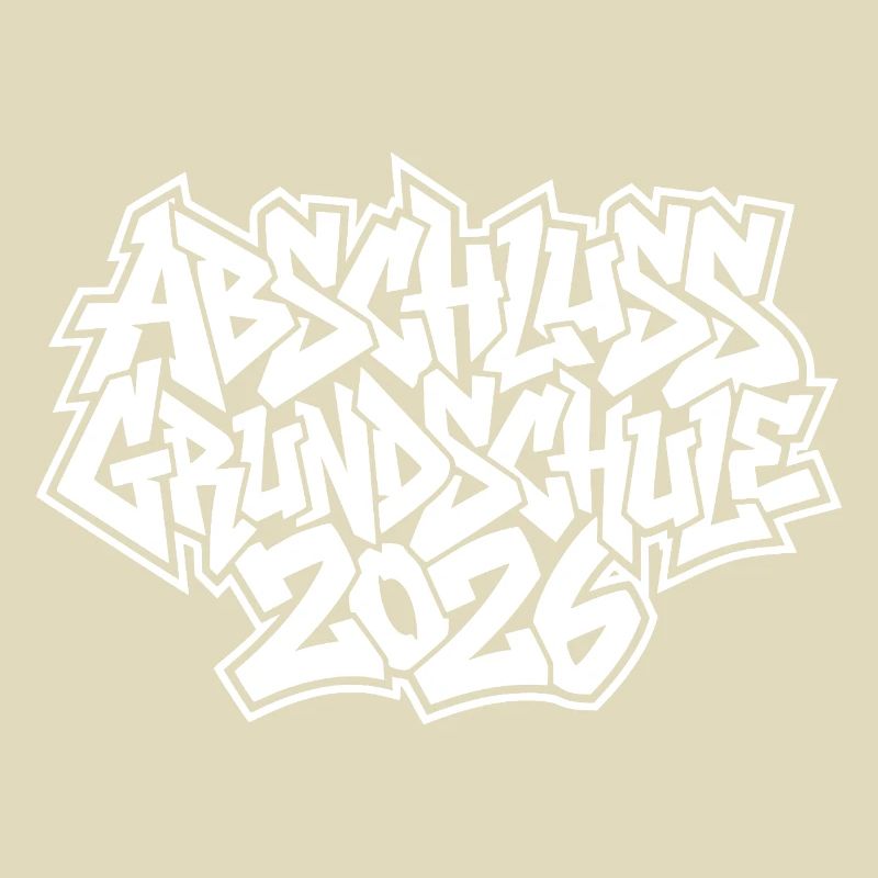 Grundschule Abschluss 2026 Graffiti