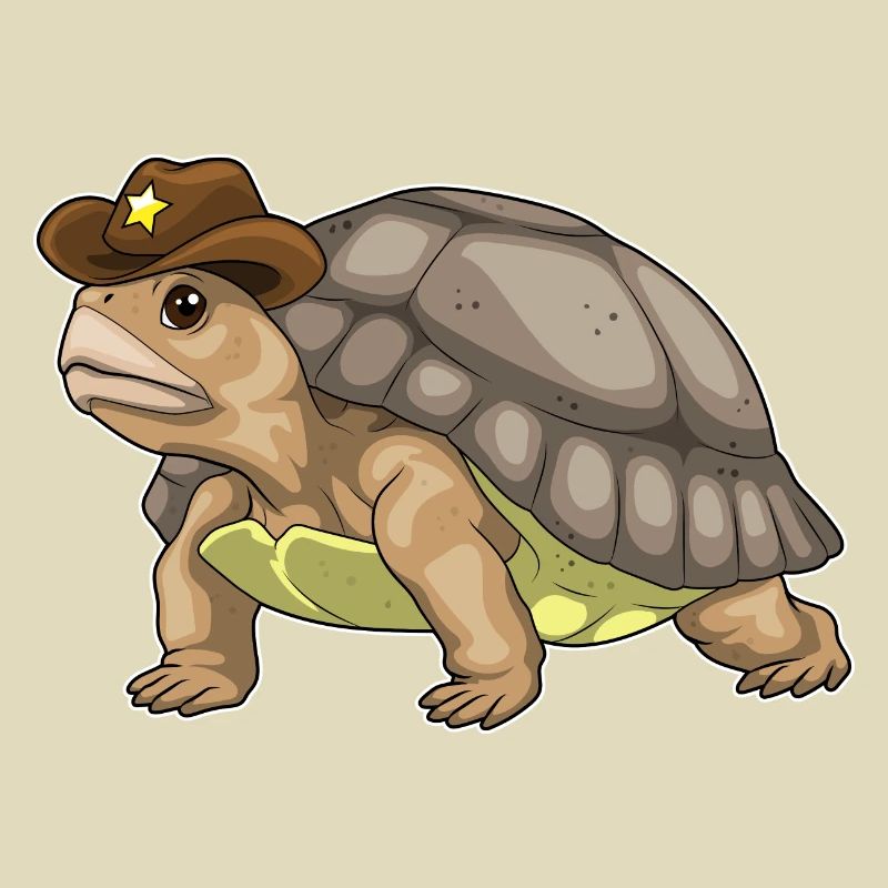 Turtle Sheriff Sheriff's Hat