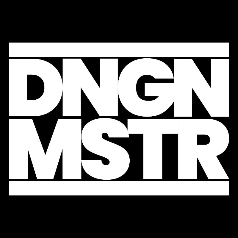 DNGN MSTR – RPG Game Master Design minimal Blanc