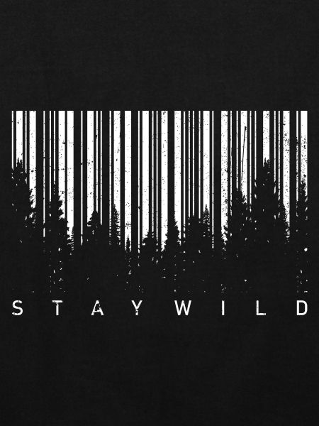 Wald-Barcode-Silhouette
