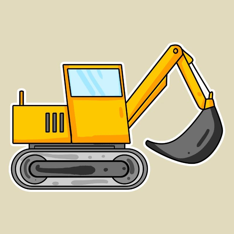 Bagger Baustelle Baggerfahrer