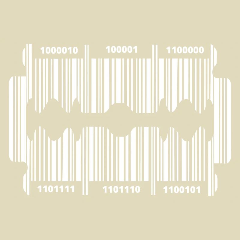 Rasierklinge mit Code