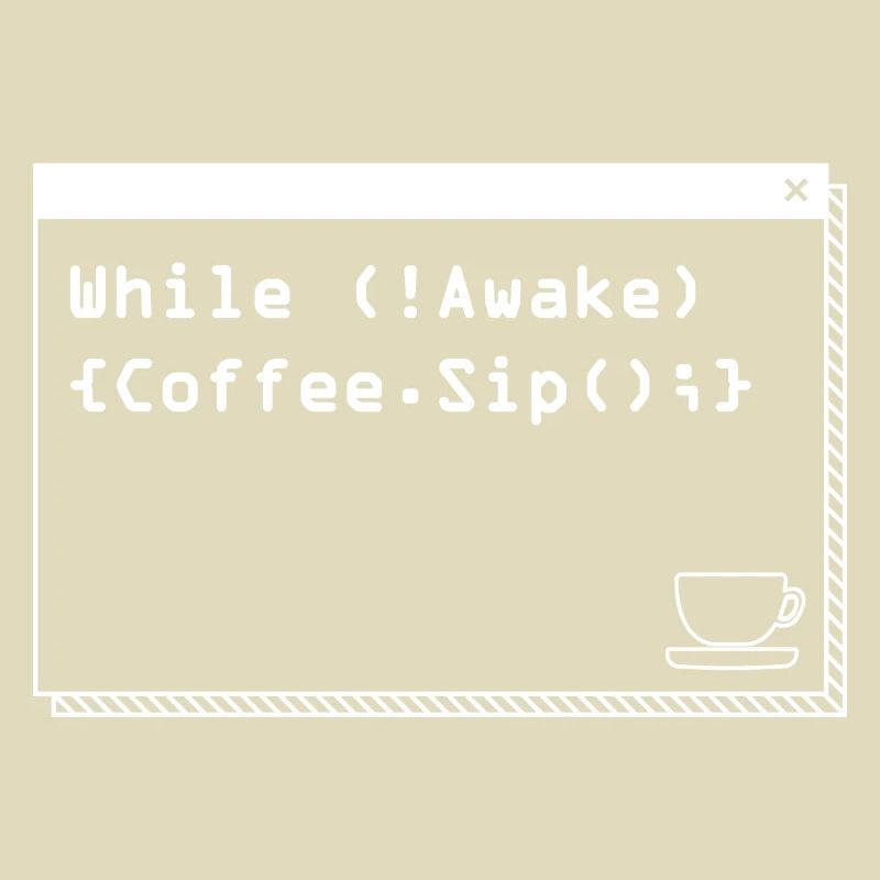 Aus Kaffee Code generieren Programmierer