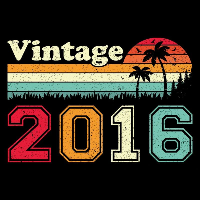 2016 Vintage Retro Geburtstagsgeschenk