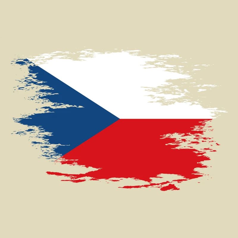 Drapeau de la République tchèque utilisé design