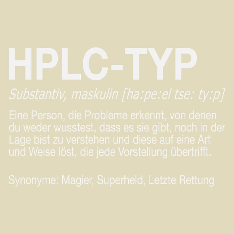 High Performance Liquid Chromatography HPLC Typ