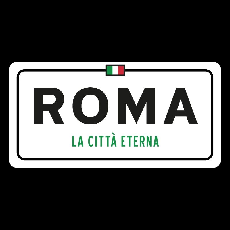 Signe de nom de lieu de Rome