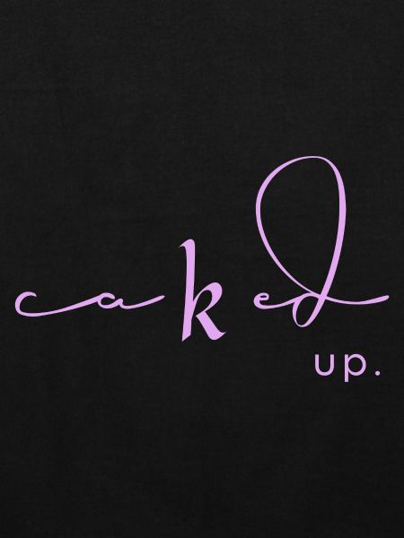 Lavender Caked Up Script