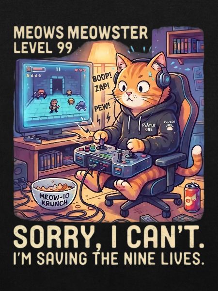 Meowster Level 99 Katzengamer