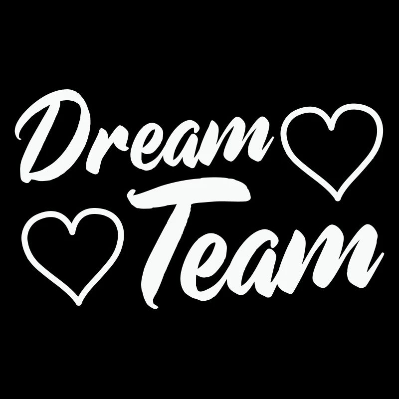 Dream team with hearts