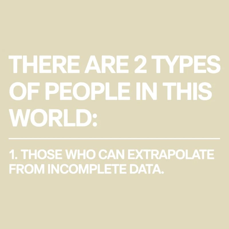 Statistik Analyse Data Science Extrapolation