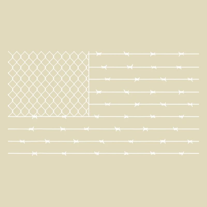 Minimalist Barbed Wire Pattern
