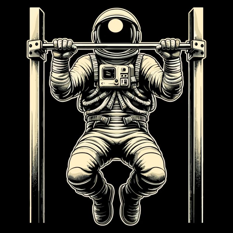 Calisthenics Astronaut Pull-ups Gift