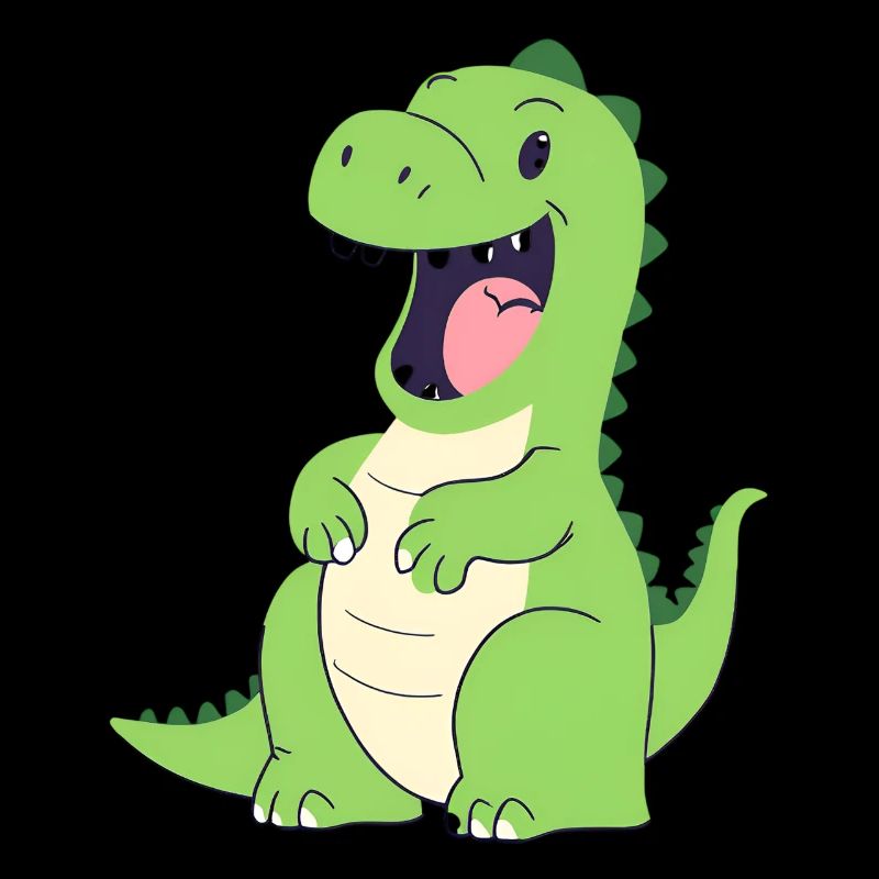 Lustiger lieber lachender Dino Dinosaurier T Rex