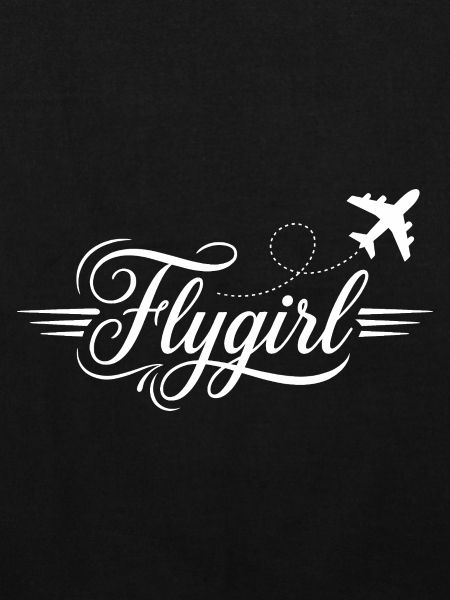 Flygirl Script mit Flugzeug-Schnörkel