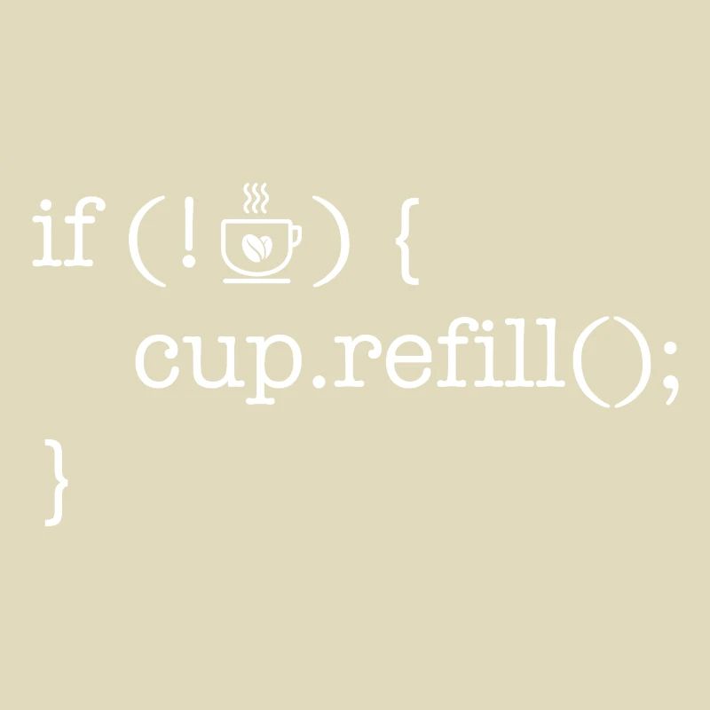Coffee code lover software developer programmer