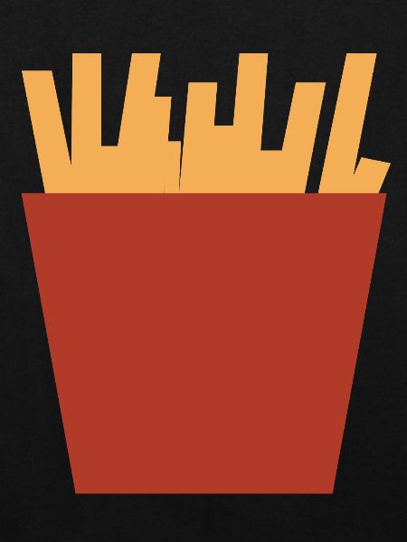 French fries bag