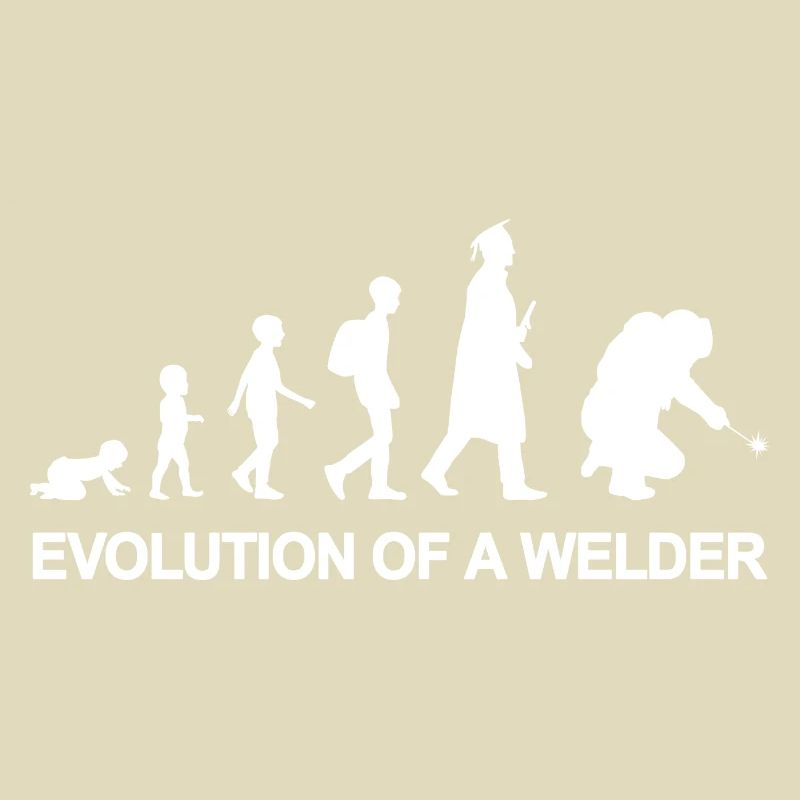 Evolution eines Schweißers