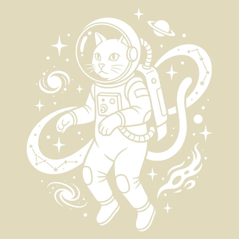 Kitty exploratrice spatiale