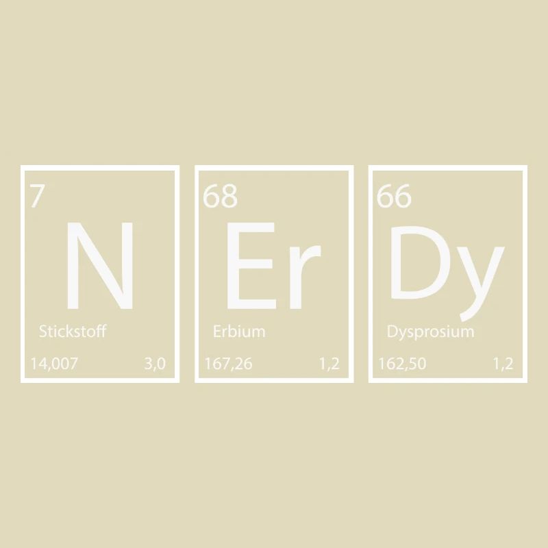 Nerdy Nerd Sayings Elements
