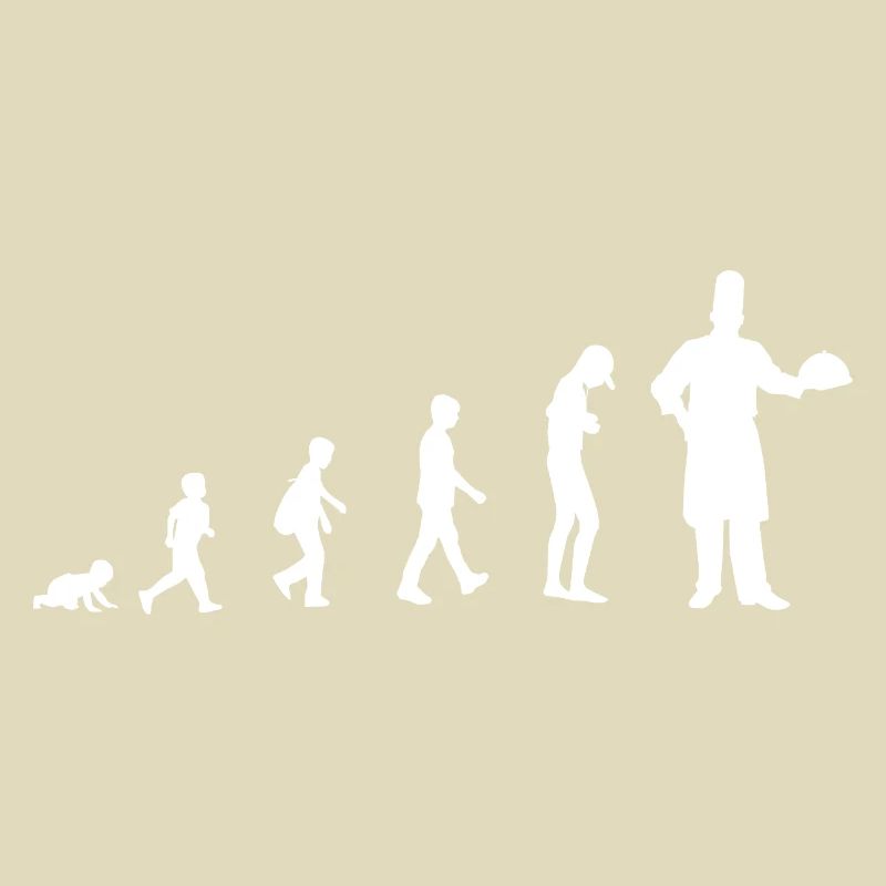 Evolution from baby to chef / restaurant