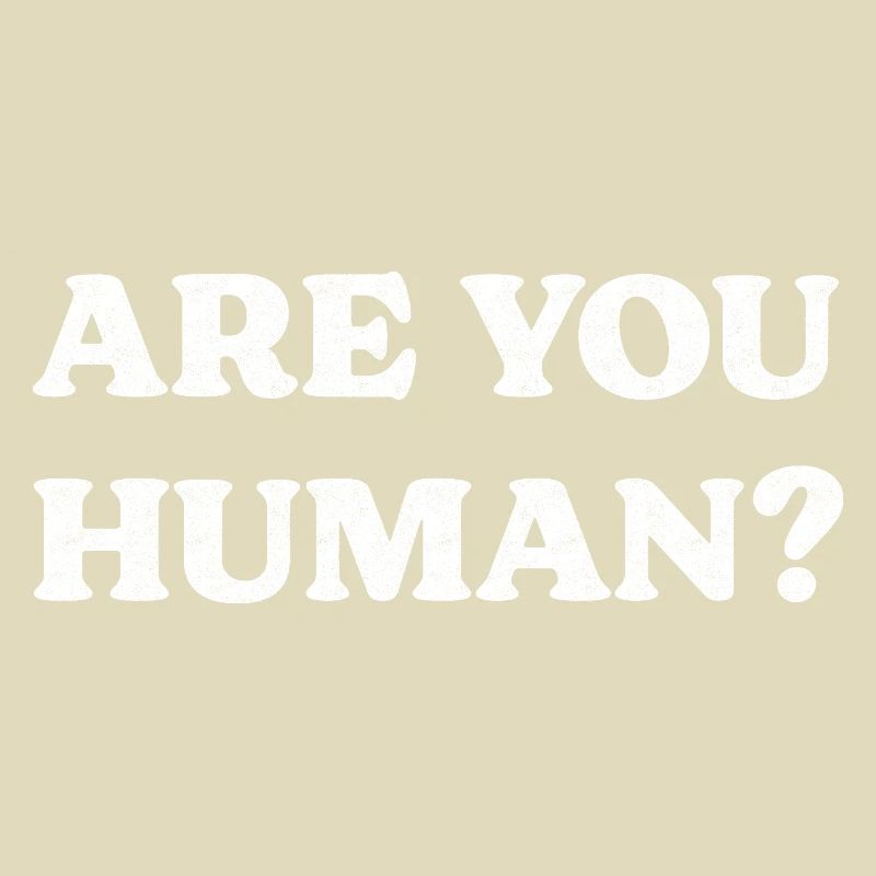 Human existential question bold typography