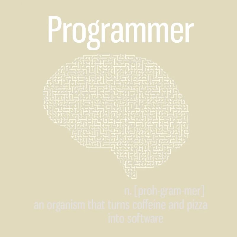programmer brain pc informatik definition pizza lo