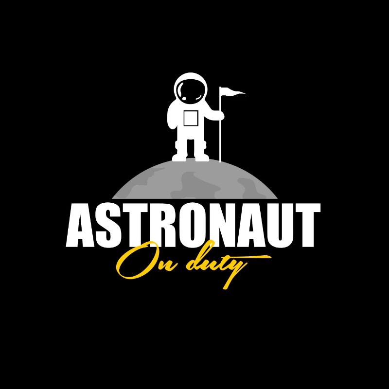 Astronaut im Einsatz Geschenk
